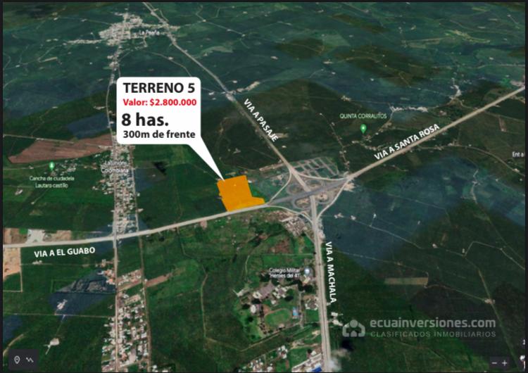 Se vende terreno en vía panamerica, El Oro